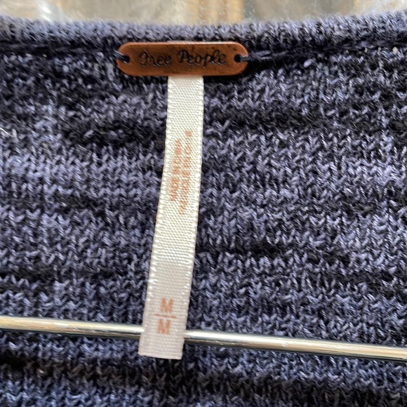 Free People Faux Wrap Sweater 💙 - Picture 7 of 9